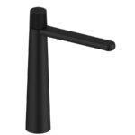 Pour lavabo noir mat