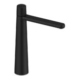 Pour lavabo noir mat