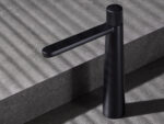 Pour lavabo noir mat