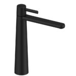 Pour lavabo noir mat